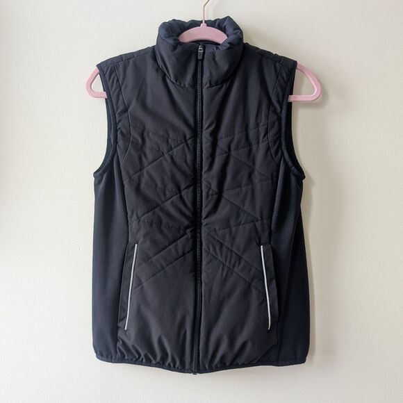 Zyia Black Reflective Inspire Vest Puffer Size Medium - Picture 3 of 7